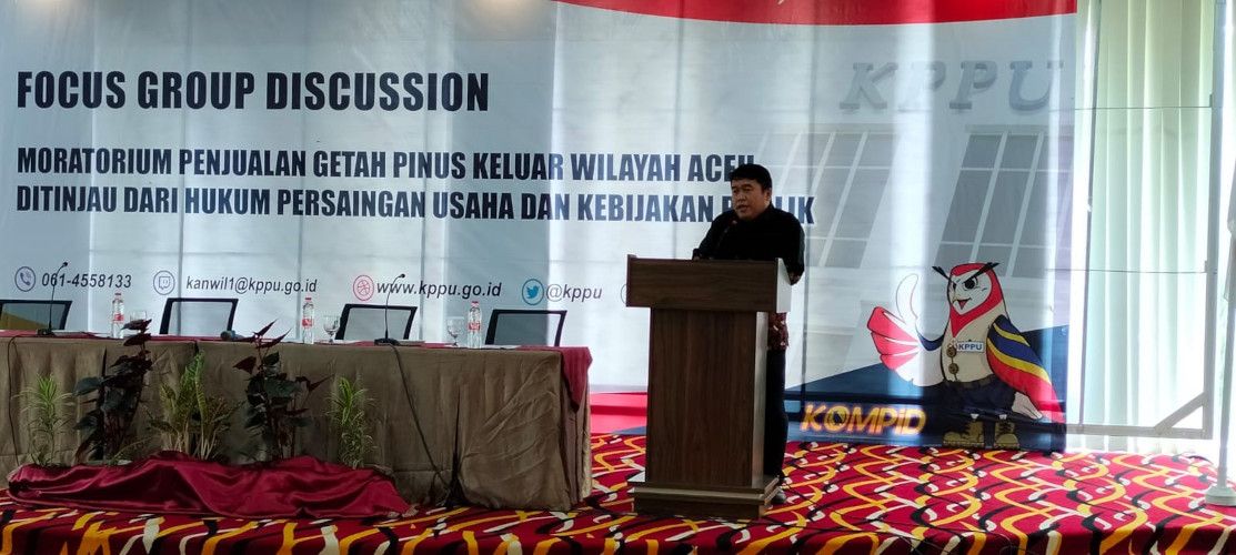 KPPU Soroti Kebijakan Moratorium Penjualan Getah Pinus Keluar Wilayah Aceh